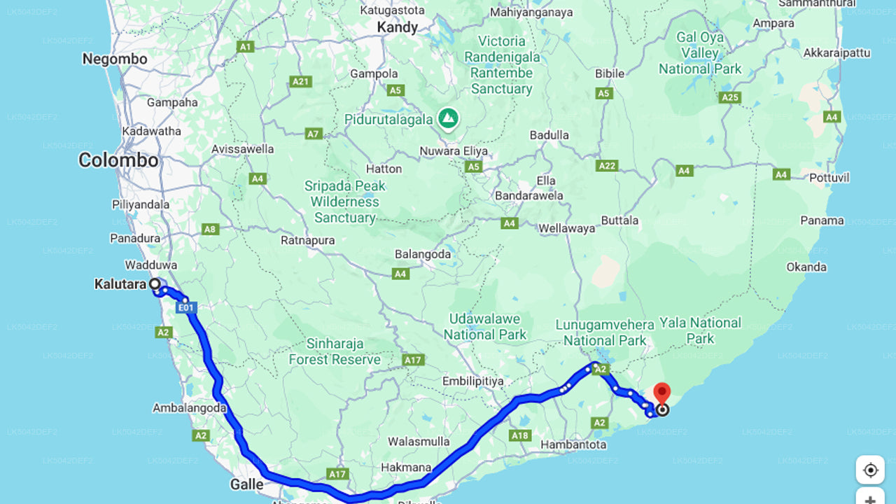 Yala rahvuspargi safari Kalutarast