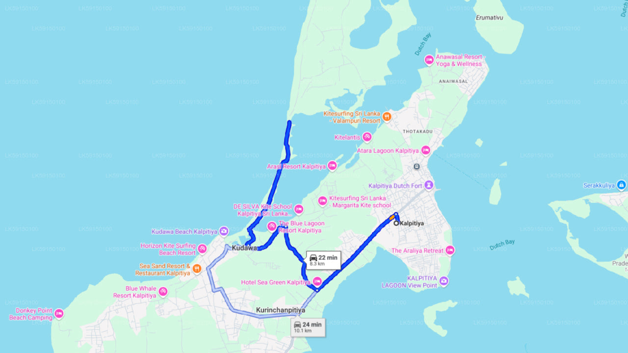 Excursion en bateau de pêche en haute mer au départ de Kalpitiya