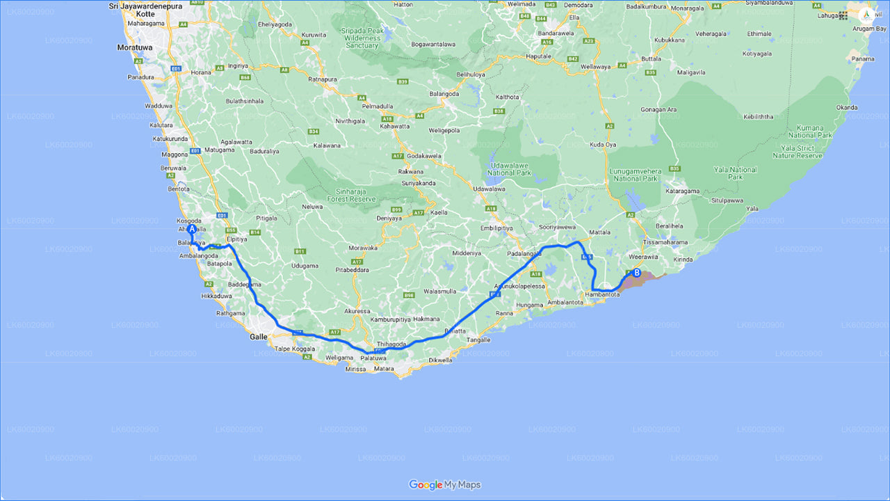 Safari dans le parc national du Bundala depuis Ahungalla