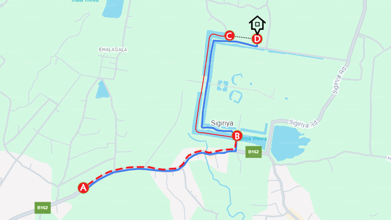 Visite du village de Sigiriya et déjeuner au départ de Sigiriya