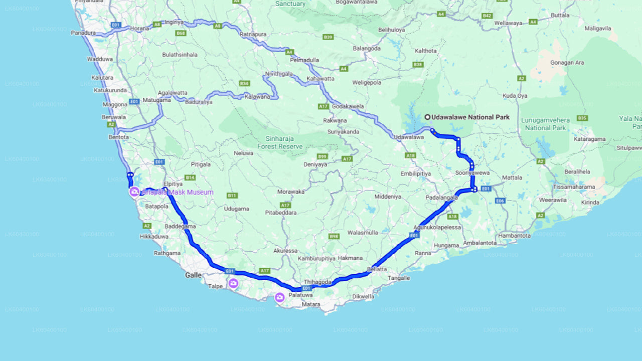 Safari dans le parc national d'Udawalawe au départ d'Ahungalla