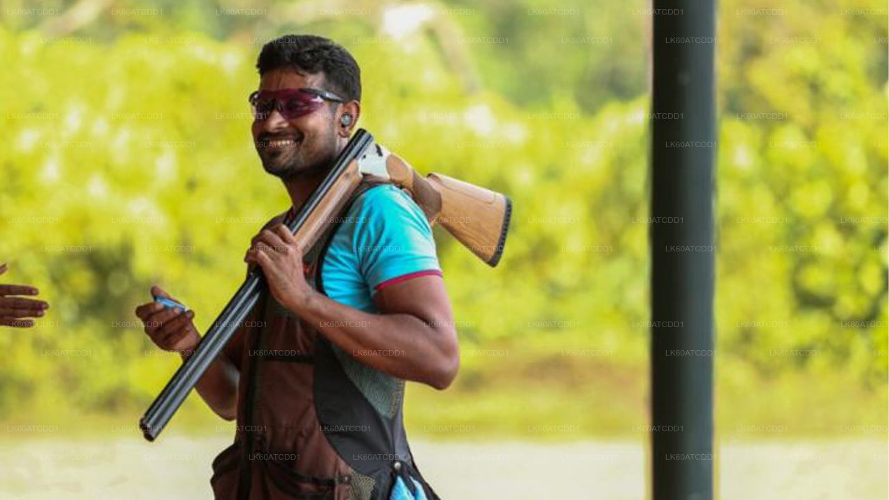 Tir aux plateaux d'argile à Kalutara