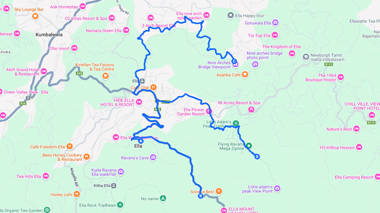 Randonnée à Ella : trois icônes depuis Ella