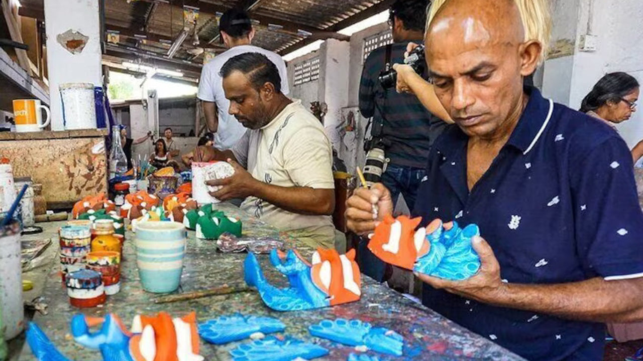 Peinture de masques d'Ambalangoda