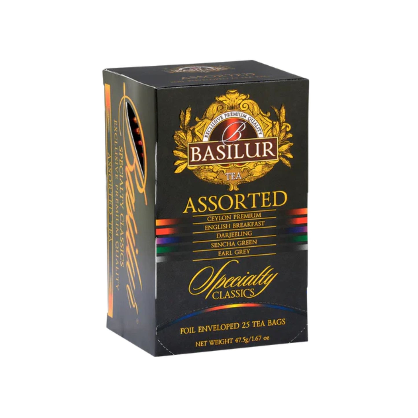 Basilur Specialty Classics Assorted (47.5g) 25 Foil Envelope Tea Bags