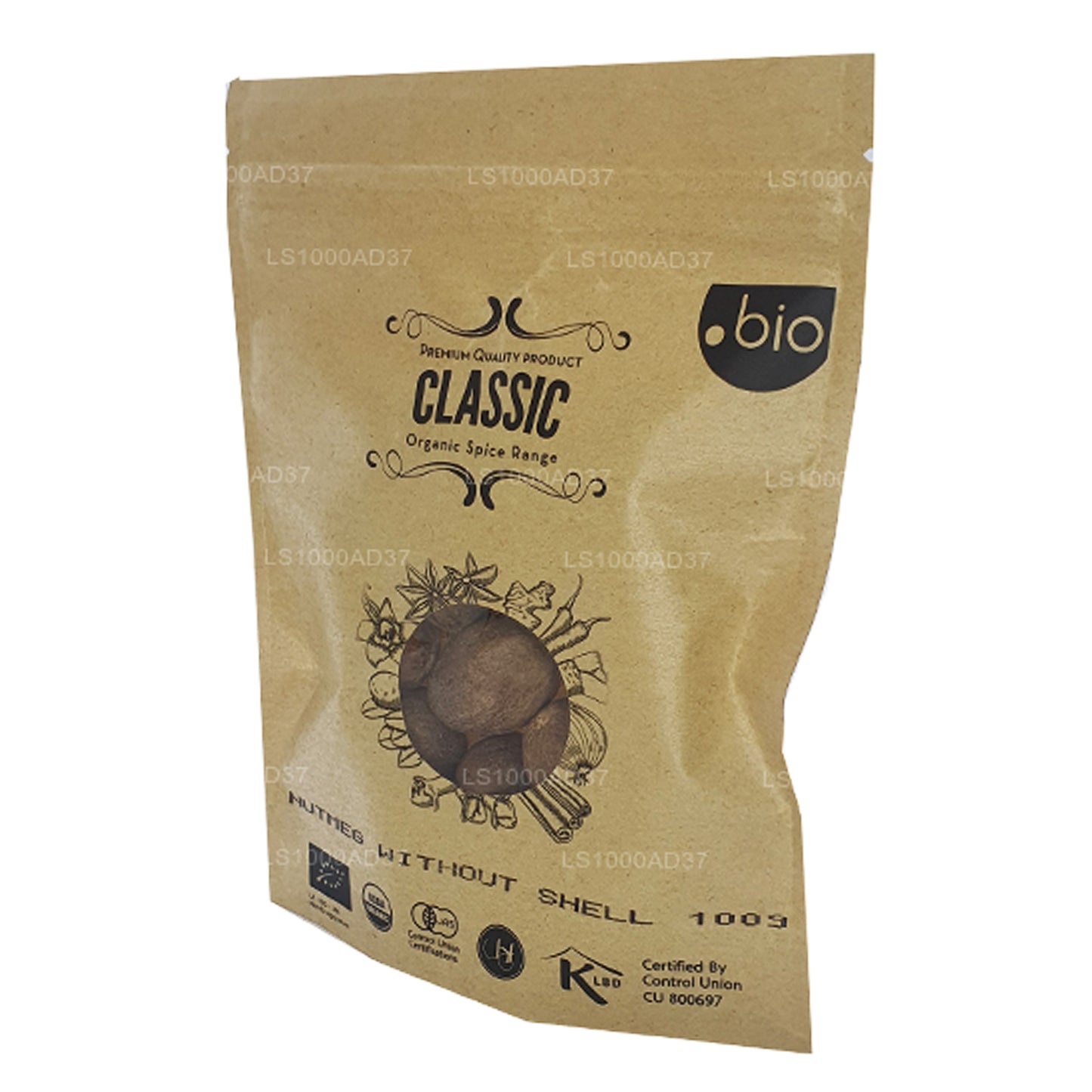 Noix de muscade biologique Lakpura sans coque