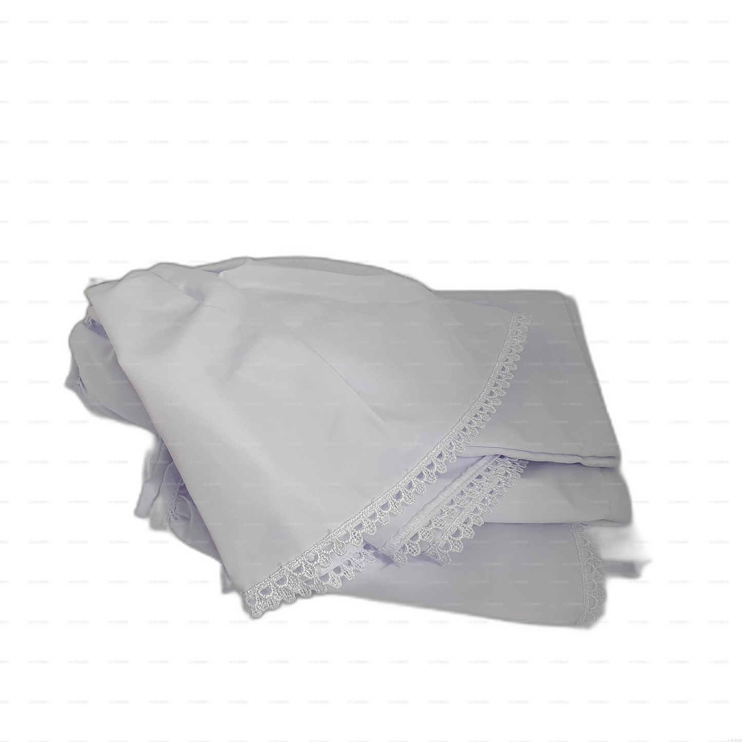 Lakpura® Kids Lamasaree blanche (demi-sari)