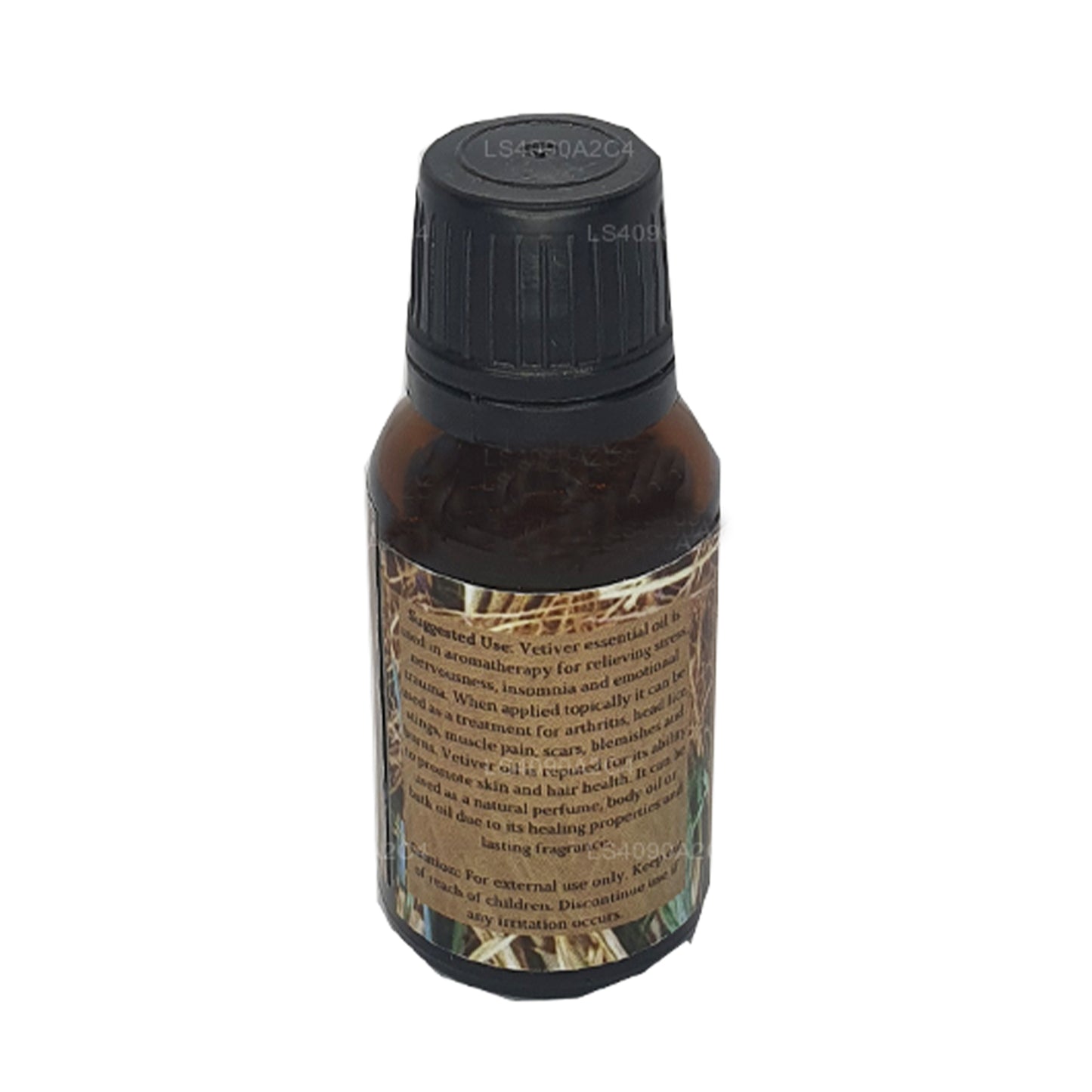 Huile essentielle de vétiver Lakpura (15 ml)