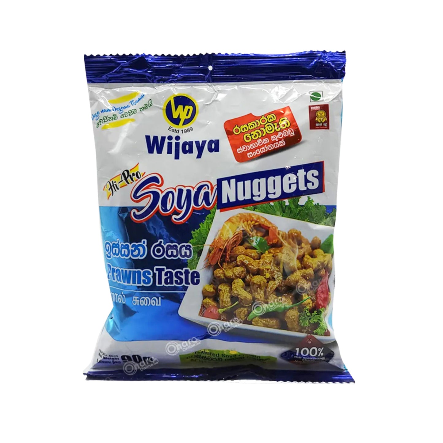 Nuggets de soja Wijaya - Goût de crevettes (50g)