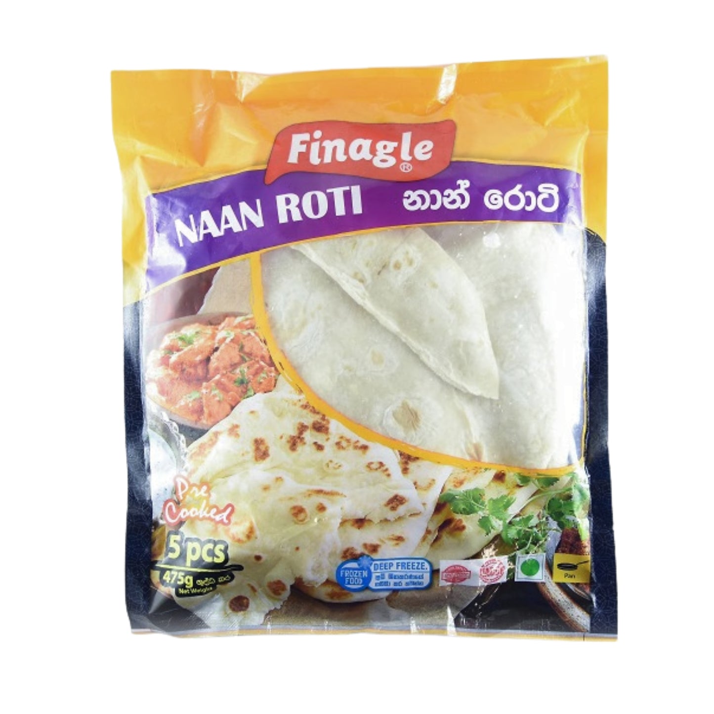 Finagle Naan Roti (475g) 5 Pieces