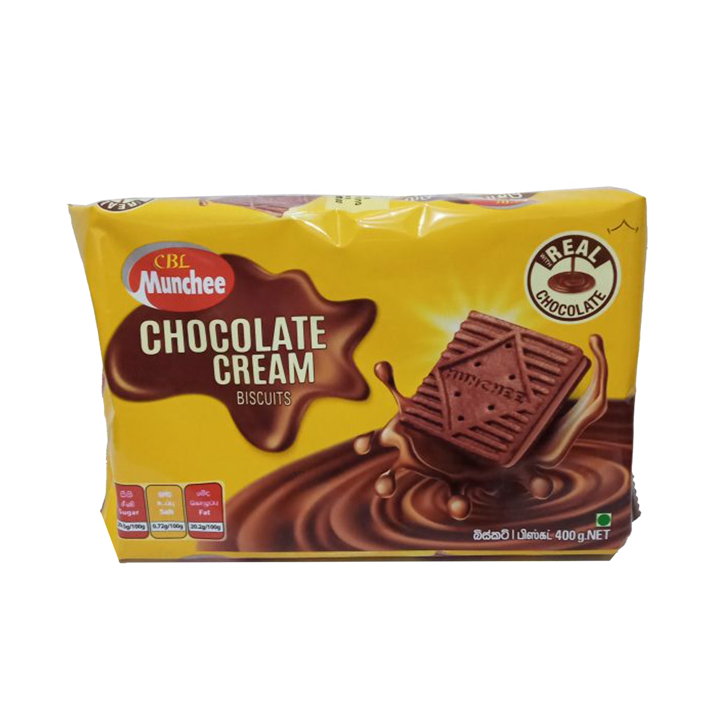 Biscuits à la crème au chocolat Munchee (100g)