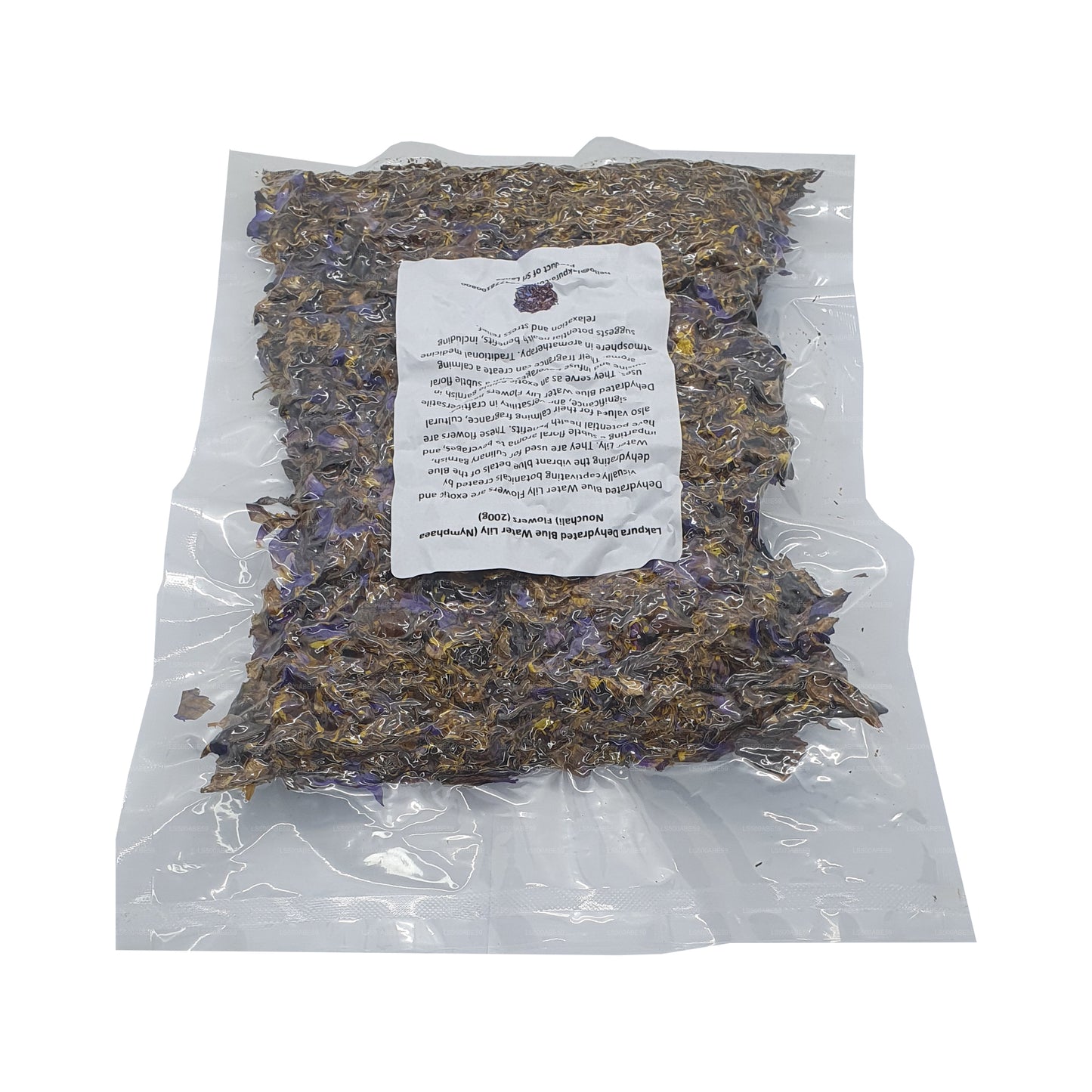 Fleurs de nénuphar bleu déshydraté Lakpura (Nymphaea Nouchali)