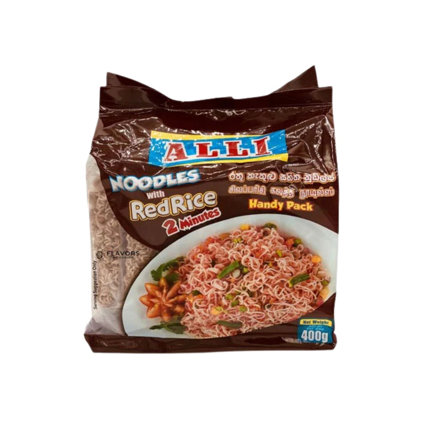 Nouilles Alli au riz rouge (400g)