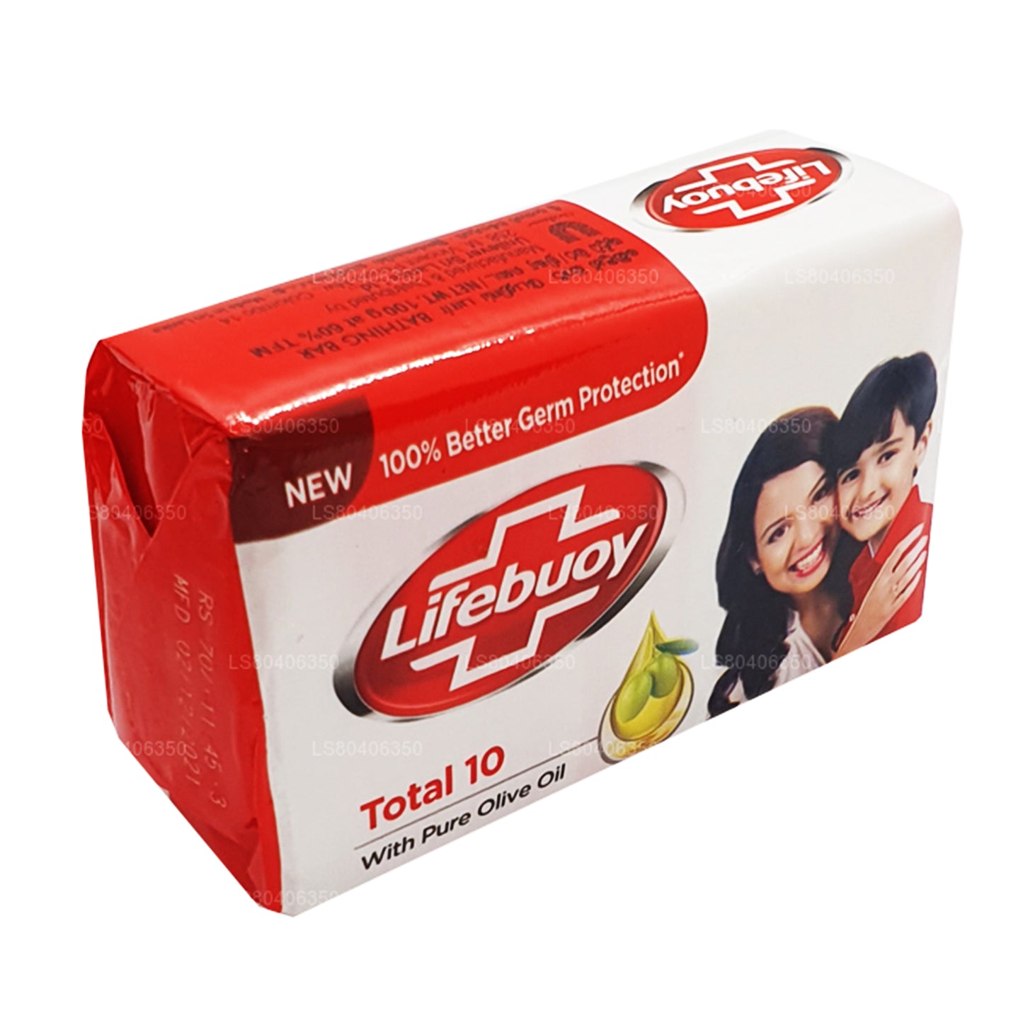 Savon pour le corps Lifebuoy Total 10 à l'huile d'olive pure (100 g)