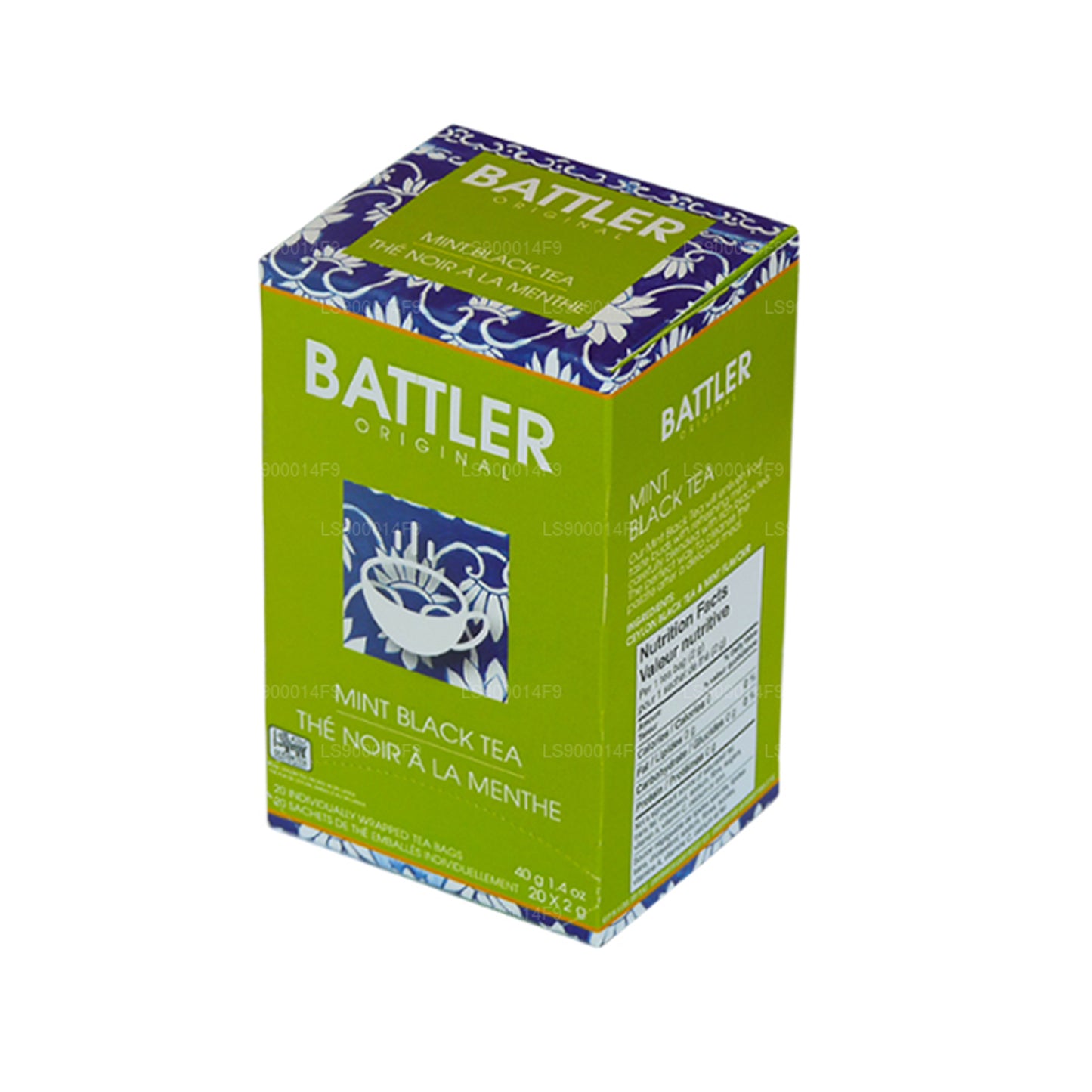 Thé noir à la menthe Battler Original (40 g) 20 sachets