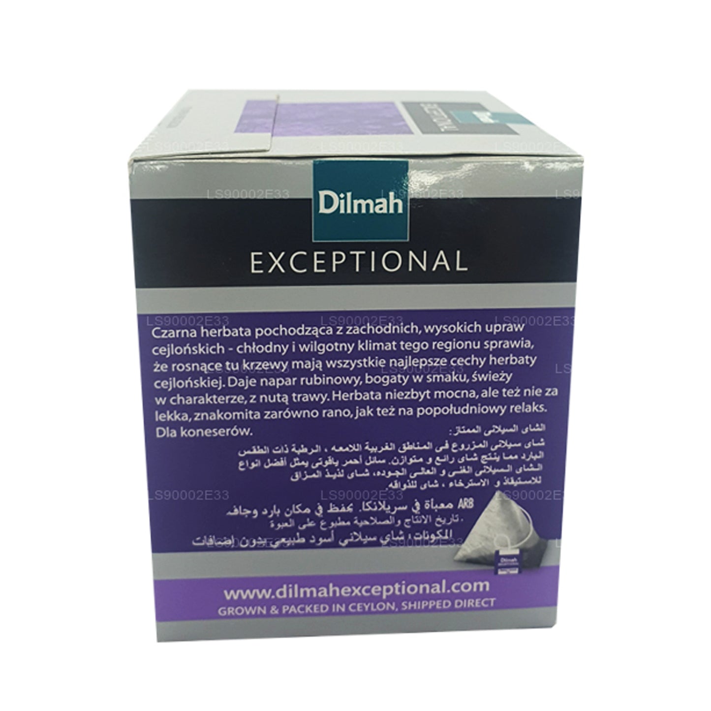 Thé à la feuille véritable de Ceylan Dilmah Exceptional Perfect (40 g), 20 sachets