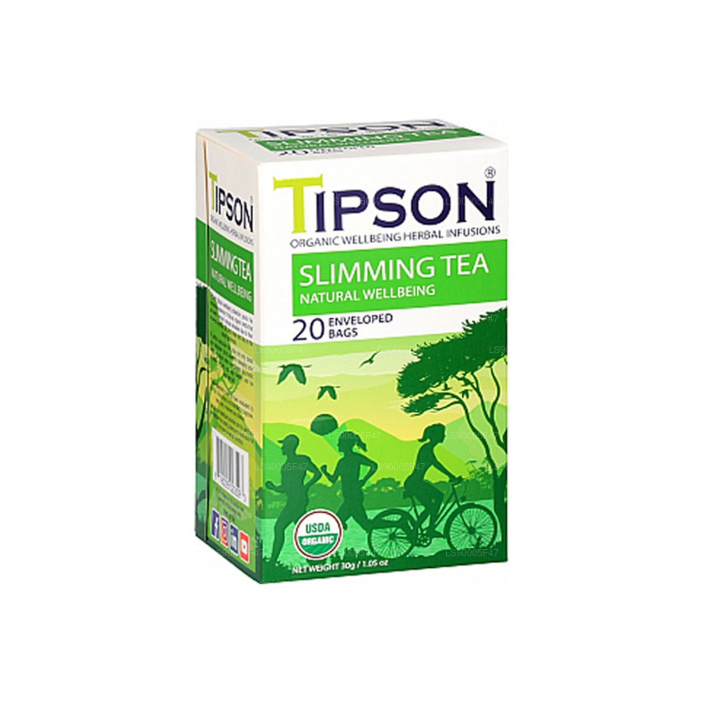 Tipson Organic Slimming Tea (30g) 20 Tea Bags