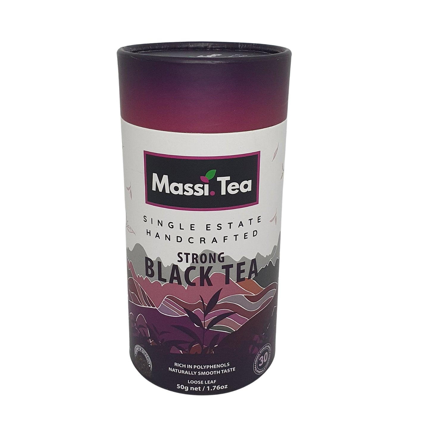 Thé noir fort fabriqué à la main Massi Tea Single Estate (50g)