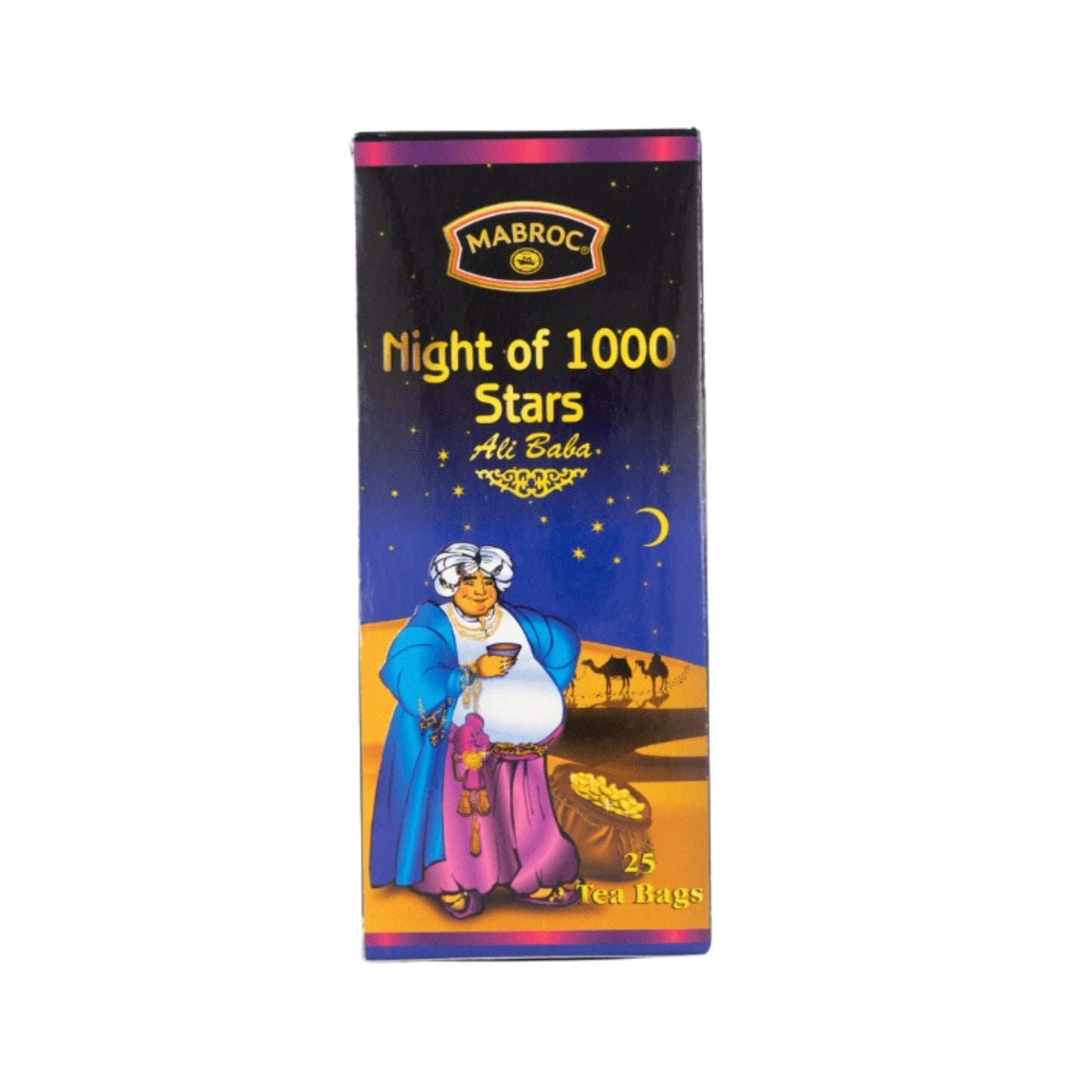 Thé Ali Baba Mabroc Night Of 1000 Stars (50g) 25 sachets de thé