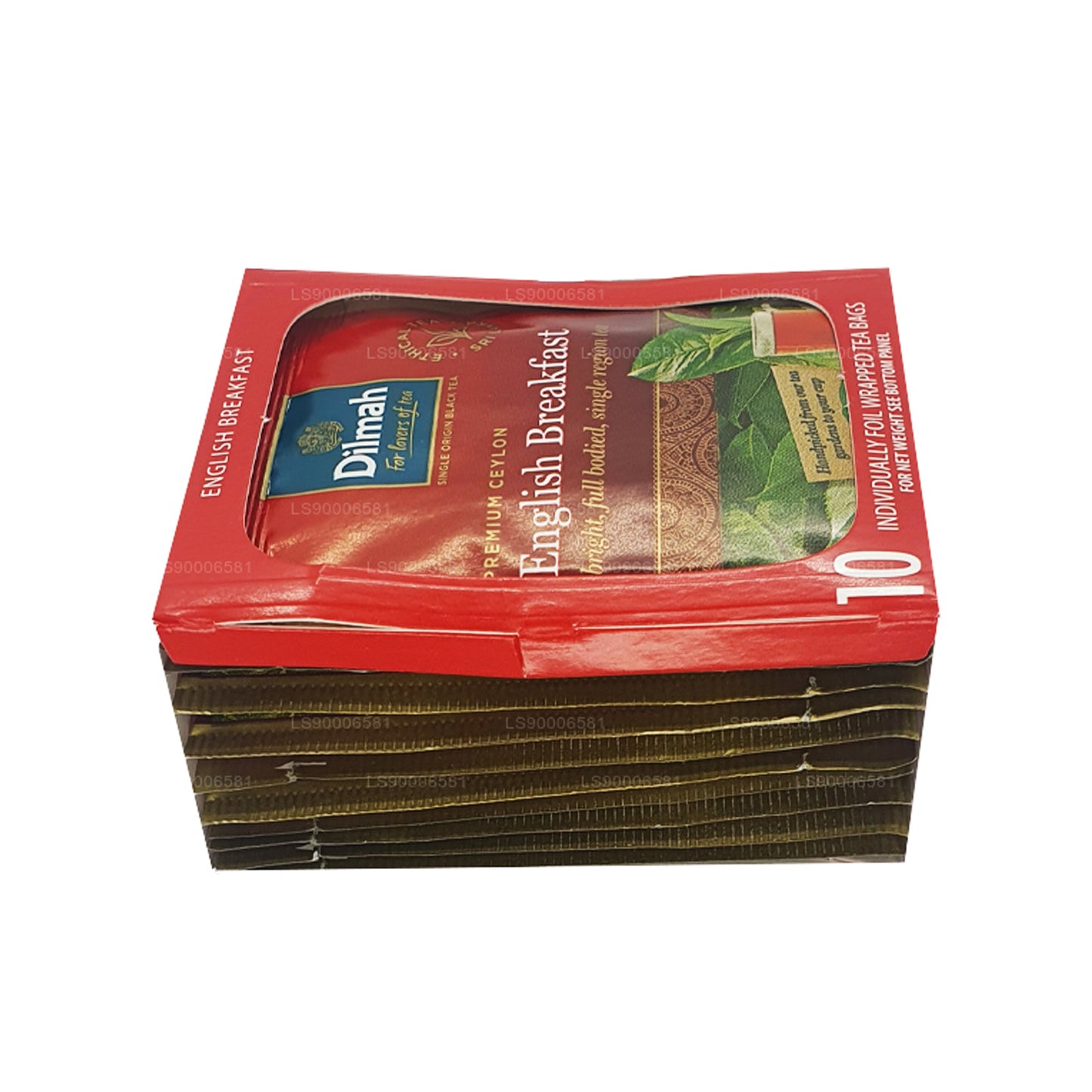 Thé Dilmah English Breakfast (20 g) 10 sachets de thé emballés individuellement