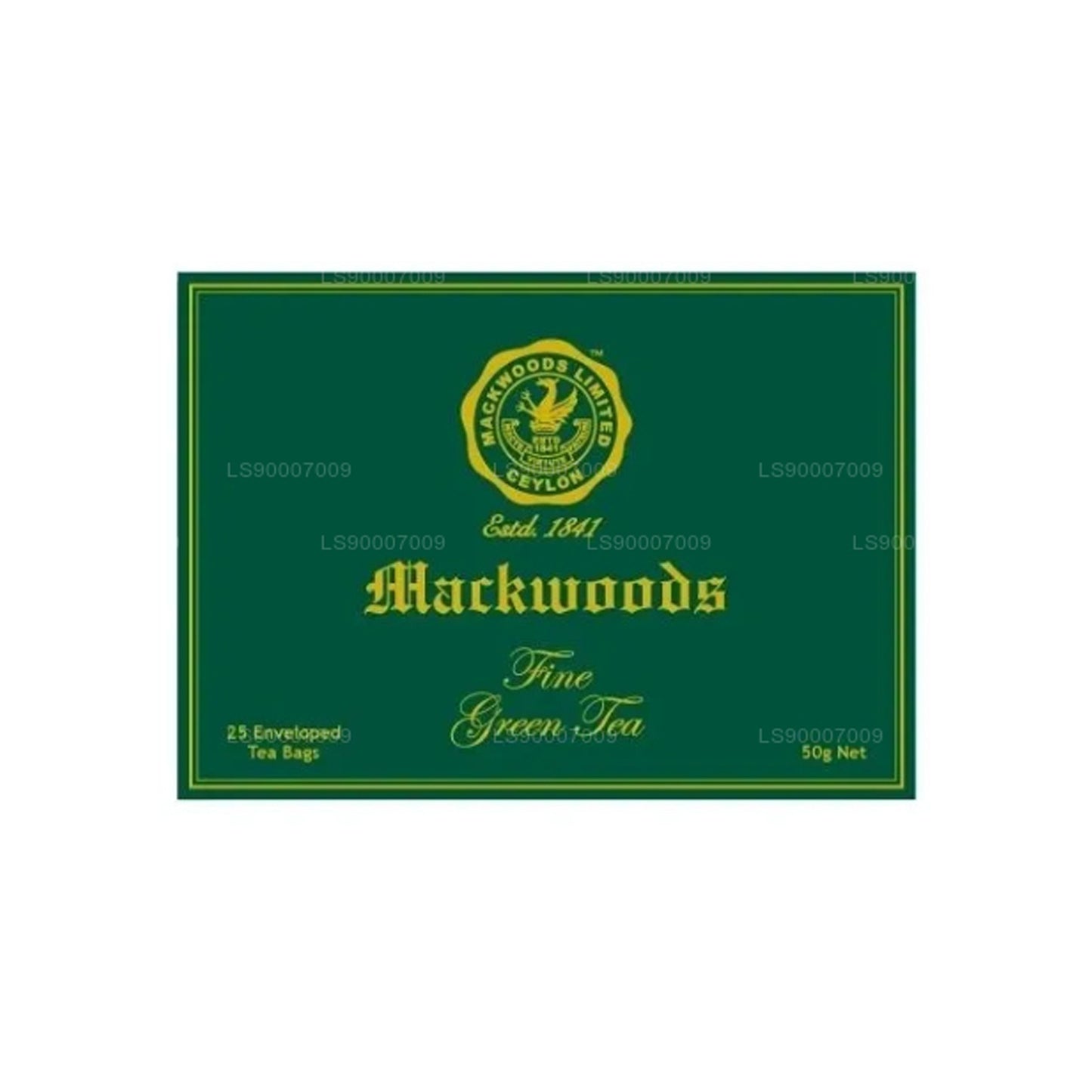 Thé vert fin Mackwoods (50 g) 25 sachets de thé