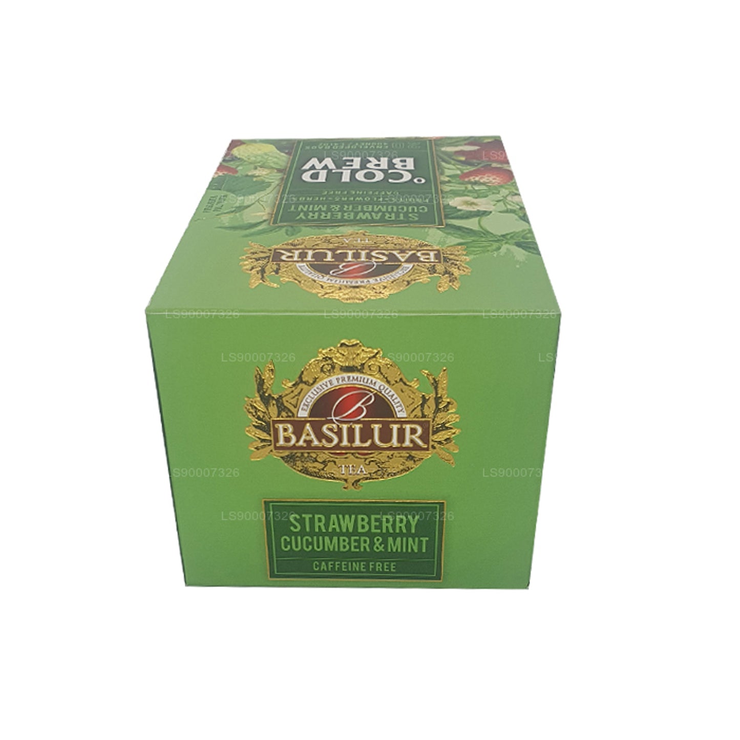 Boîte Basilur Cold Brew « Fraise, concombre et menthe » (40g)