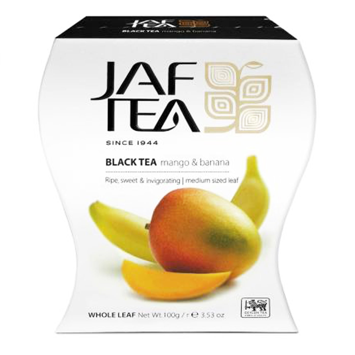 Thé en feuilles de mangue noire et de banane Jaf Tea (100 g)