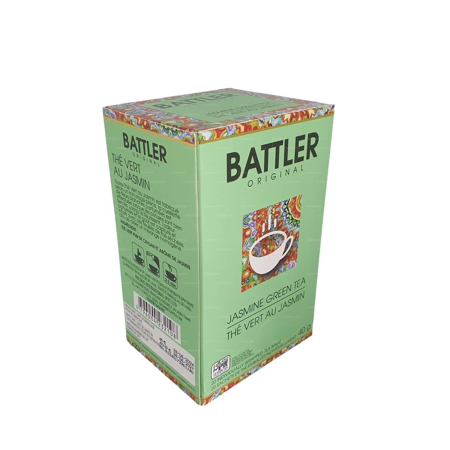 Thé vert au jasmin Battler Original (40 g) - 20 sachets
