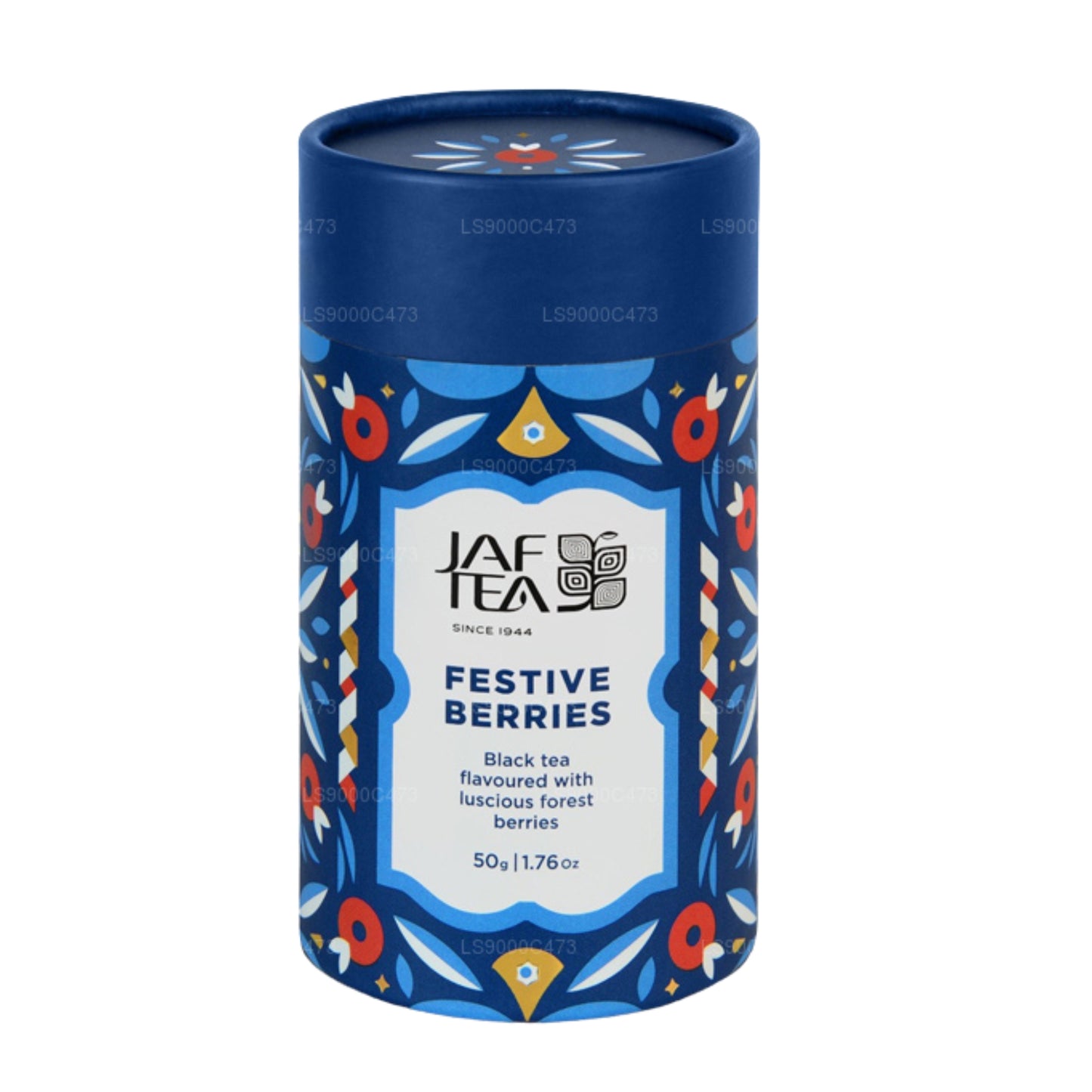 Jaf Tea Festive Berries - Thé noir aromatisé aux succulentes baies de la forêt (50 g)