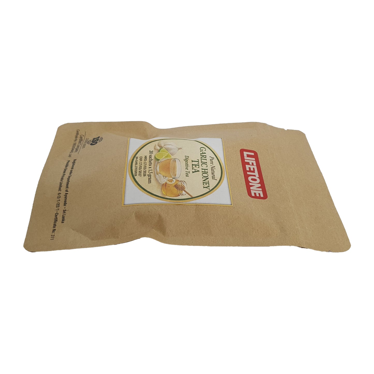 Thé à l'ail et au miel Lifetone (40g)