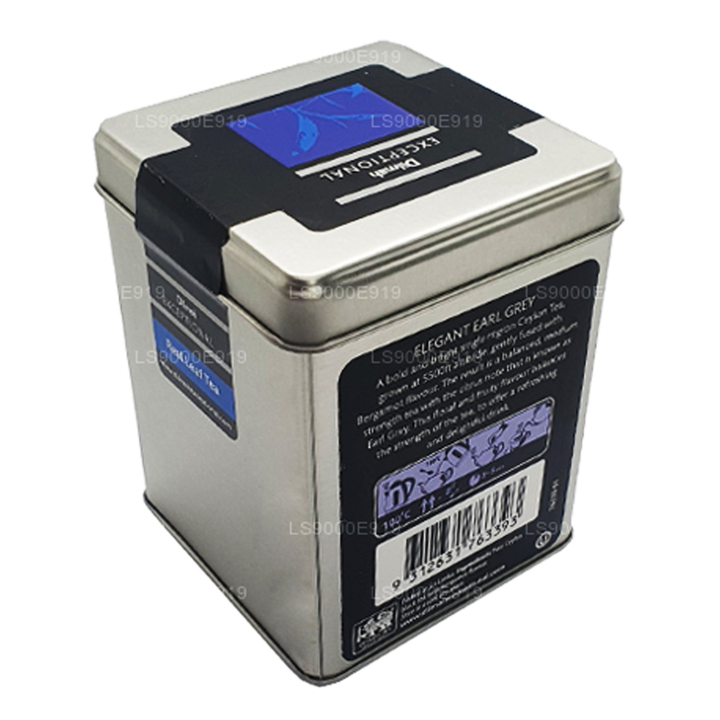 Thé aux vraies feuilles Dilmah Exceptional Elegant Earl Grey (100 g)