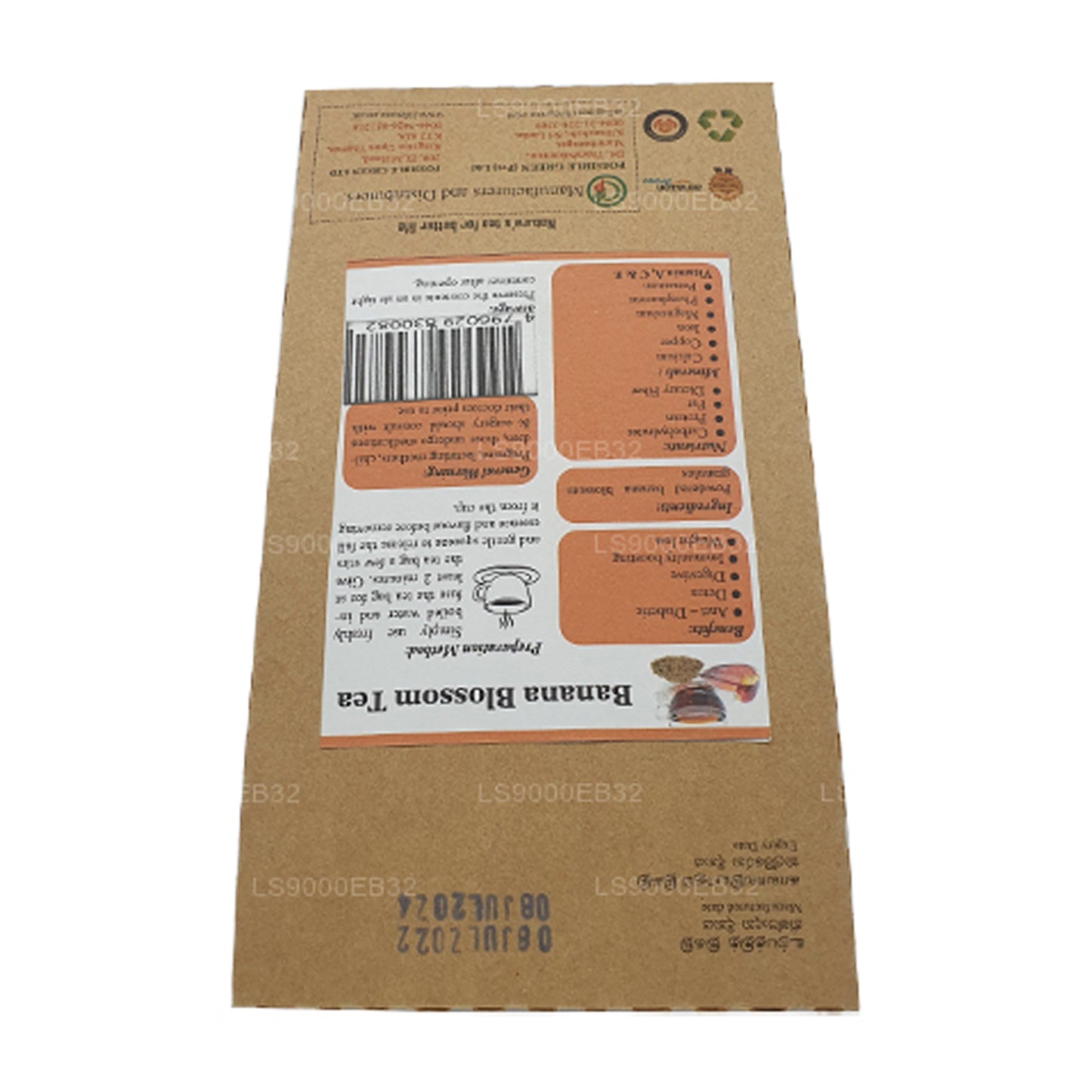 Thé Lifetone à la fleur de bananier (40 g)