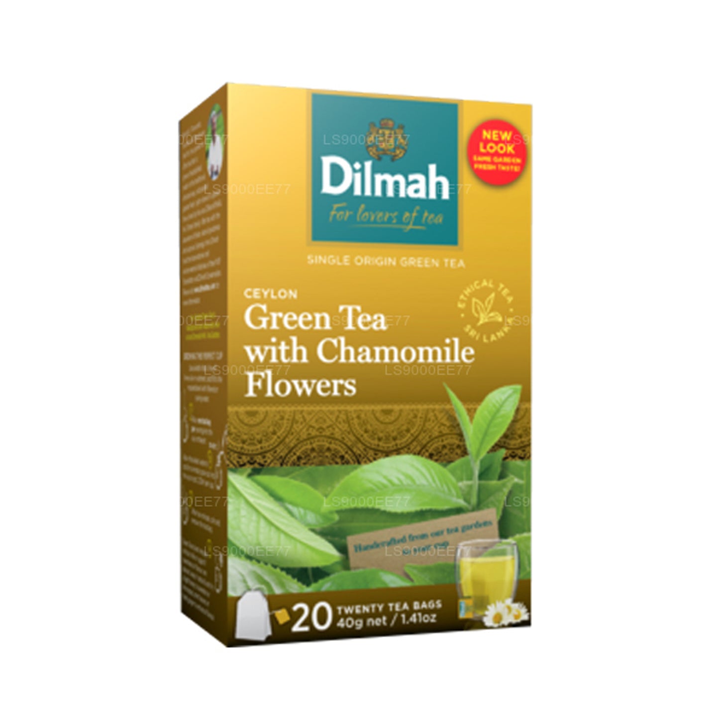 Thé vert aux fleurs de camomille (40g) 20 sachets