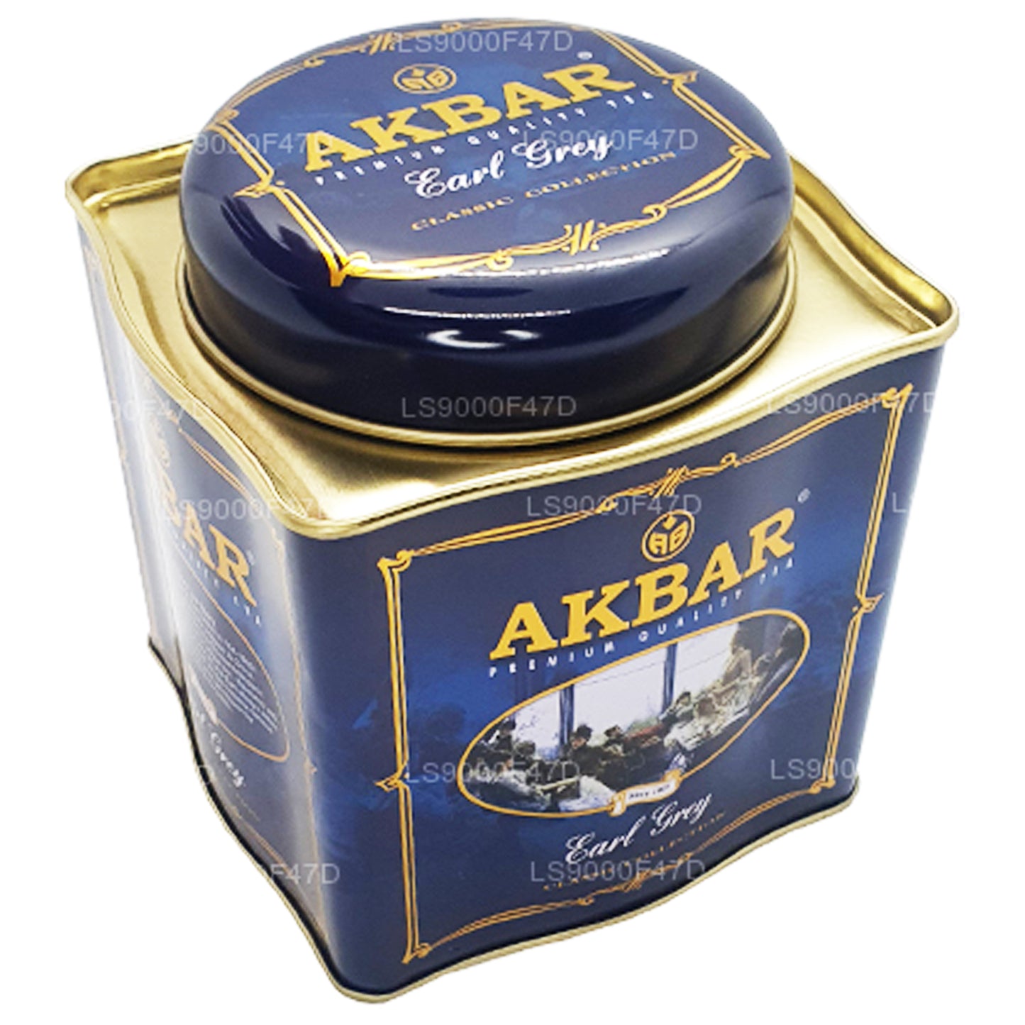 Thé aux feuilles Akbar Classic Earl Grey (250 g), boîte