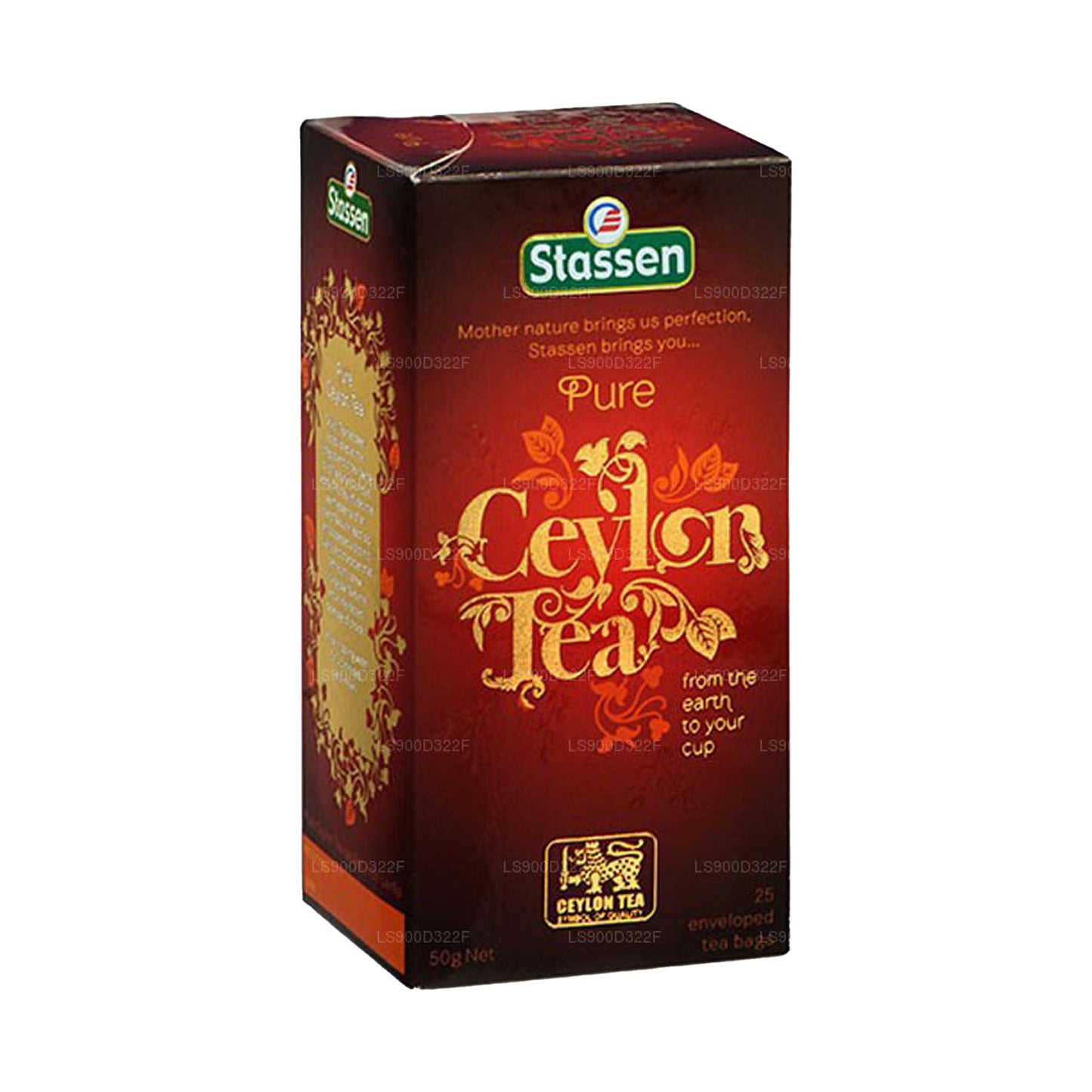 Thé noir Stassen Pure Ceylan (50g) 25 sachets de thé