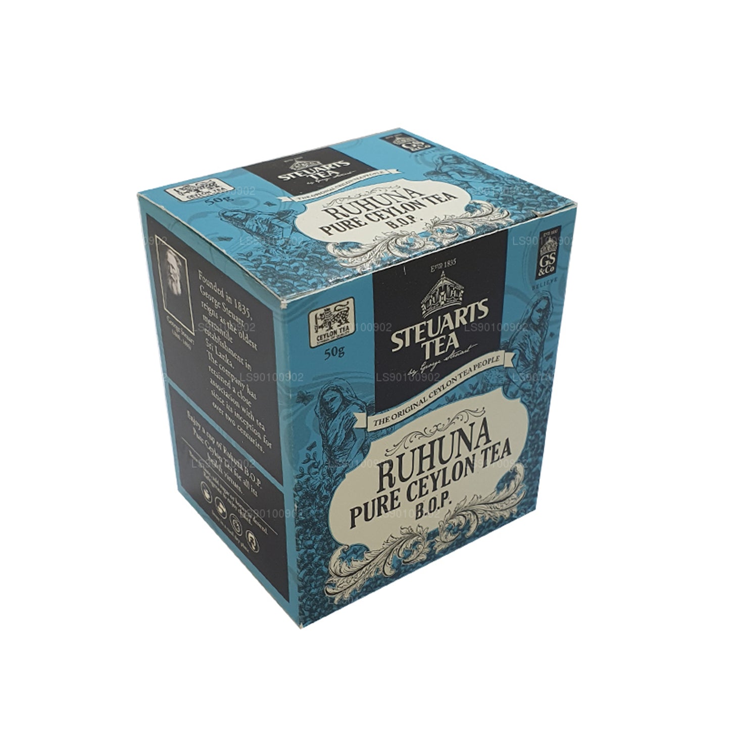 Thé aux feuilles George Steuart Ruhuna BOP (50 g)