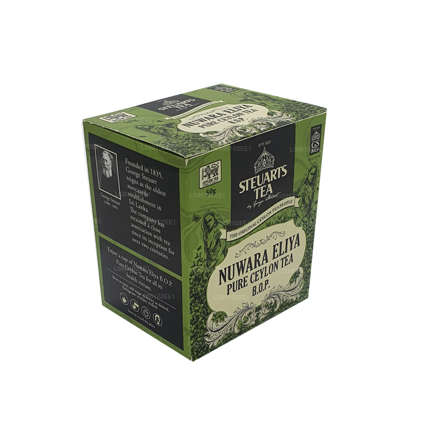 Thé en feuilles George Steuart Nuwara Eliya BOP (50 g)