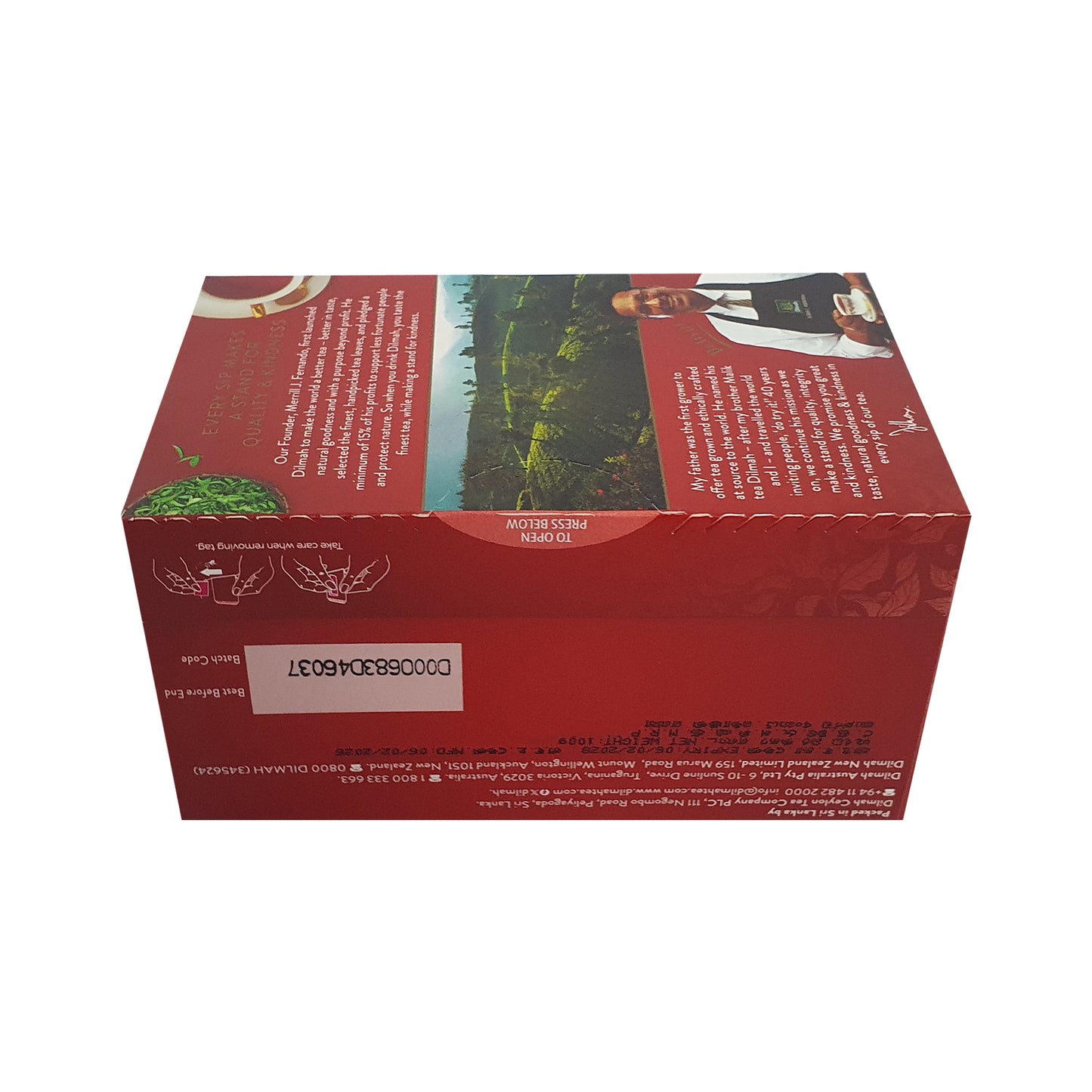 Thé anglais Dilmah pour petit déjeuner, 50 sachets de thé (100 g)