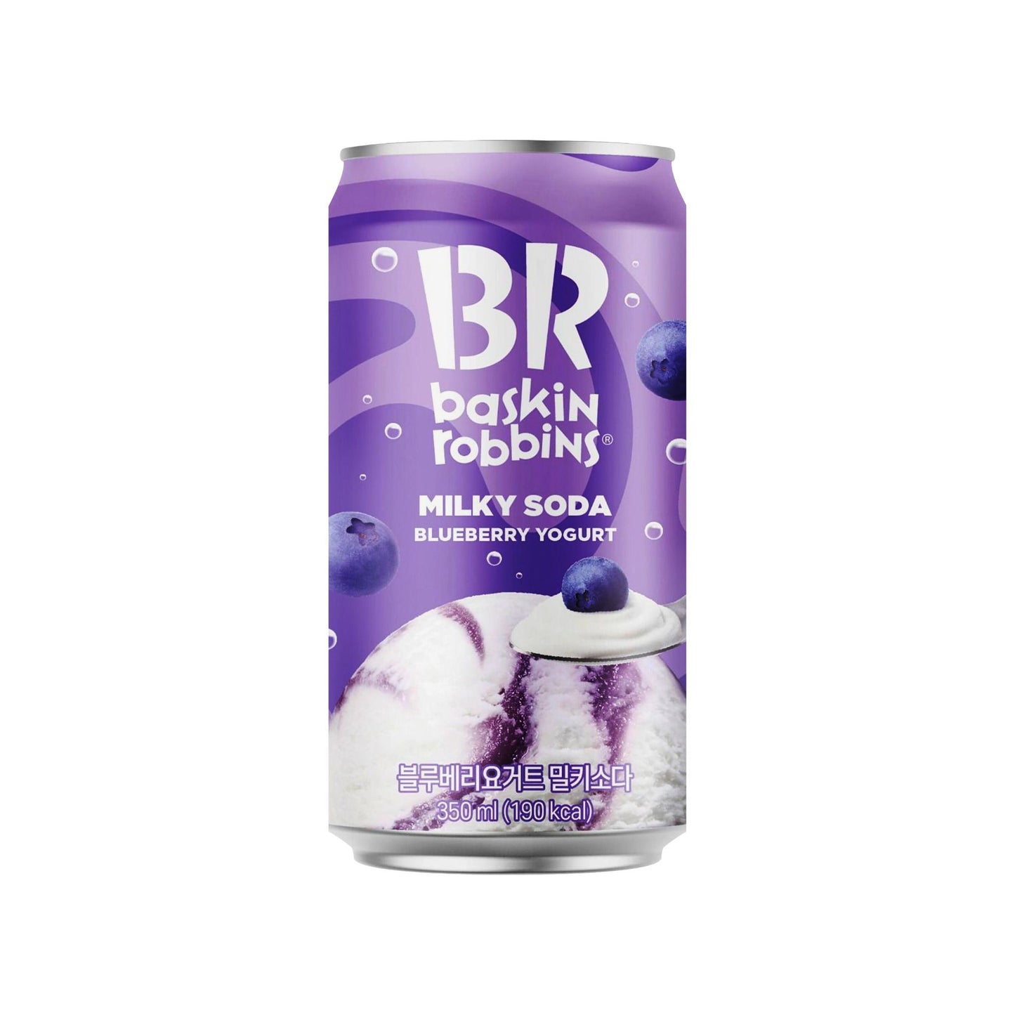 Le soda au yaourt et aux myrtilles de Baskin Robbins (350ml)