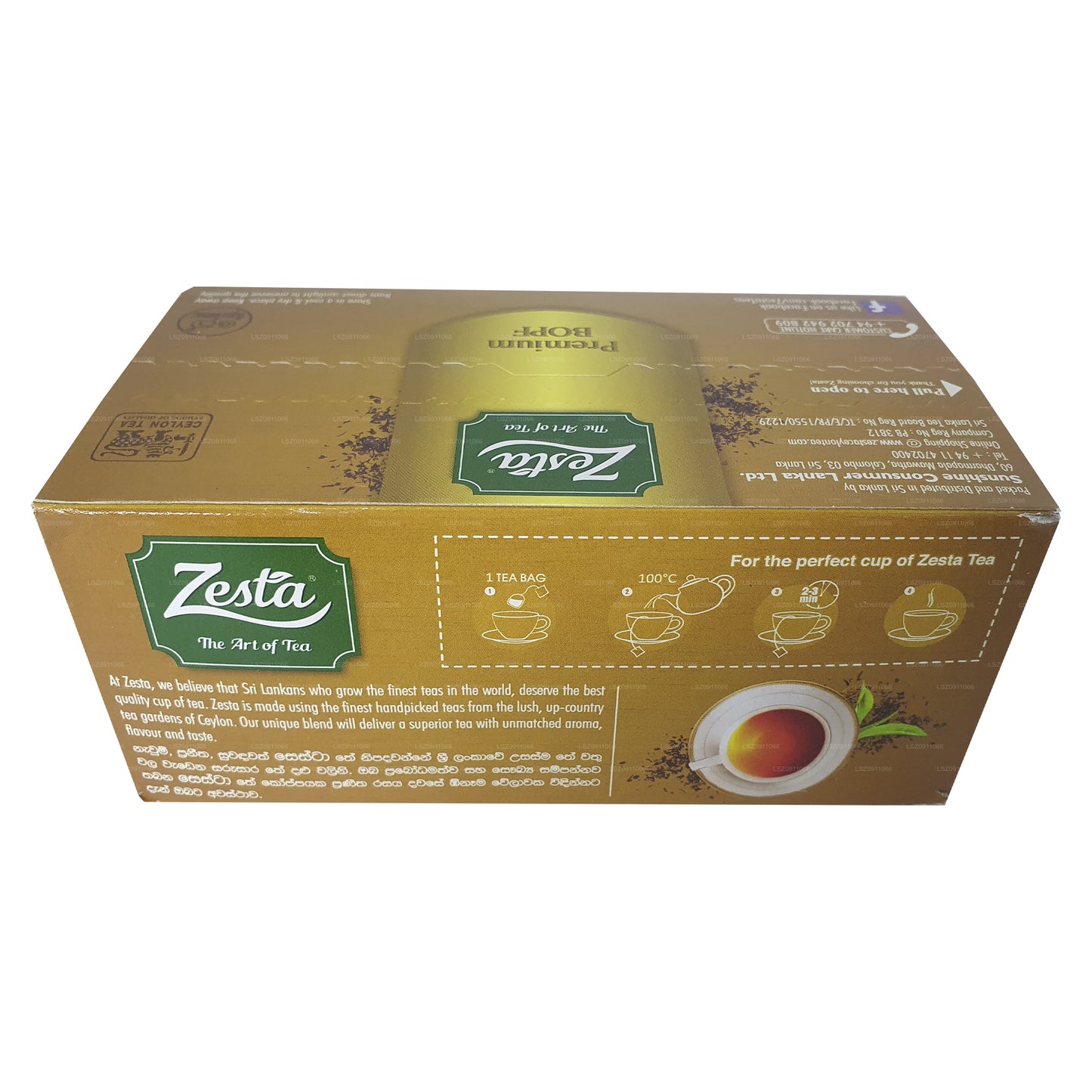 Zesta Tea (100 g) 50 sachets de thé