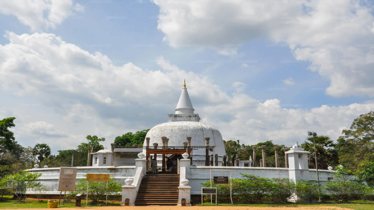 Ville sacrée d'Anuradhapura depuis Colombo