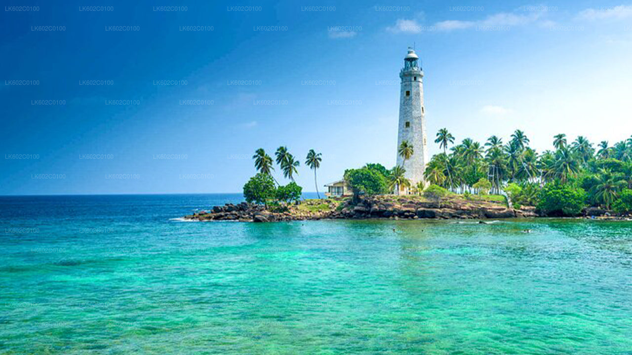 Points forts de la côte sud de la ville de Weligama