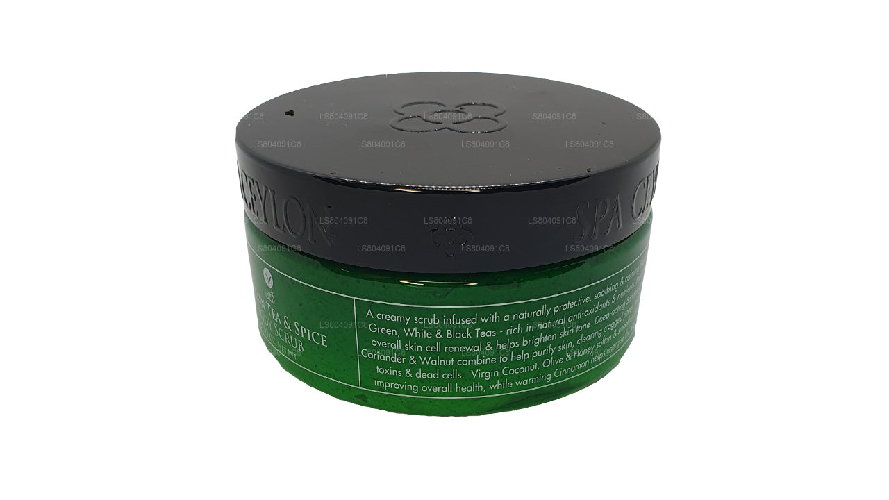 Exfoliant pour le corps au thé et aux épices de Ceylan Spa (225 g)