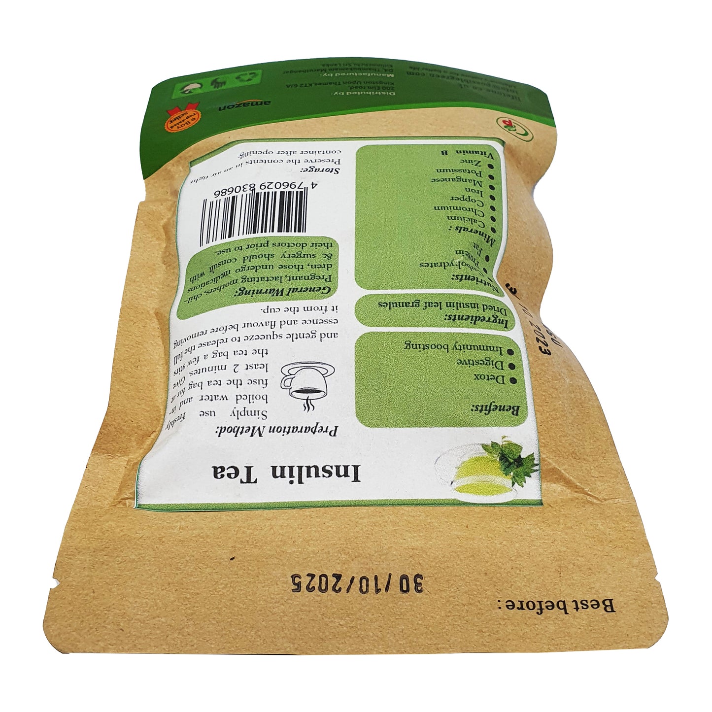 Thé à l'insuline Lifetone (40 g)