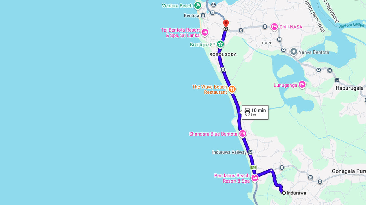 Relâcher de bébés tortues à Induruwa