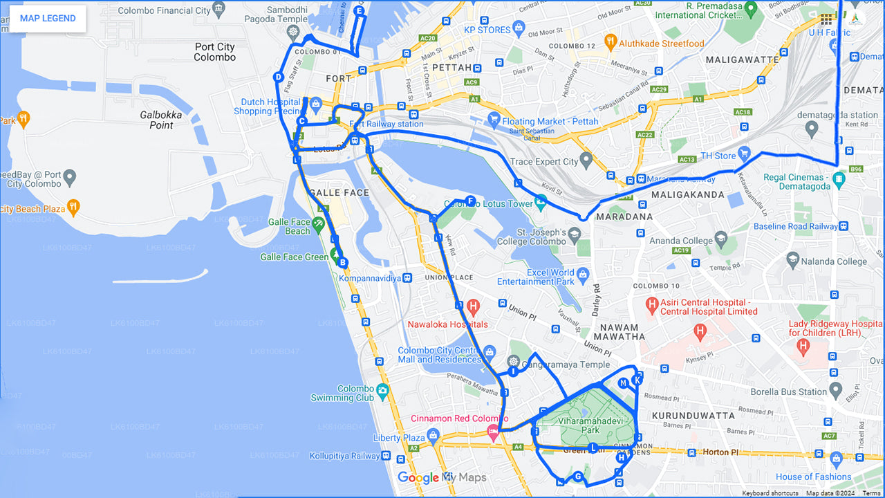 Visite de la ville de Colombo au départ d'Ahungalla