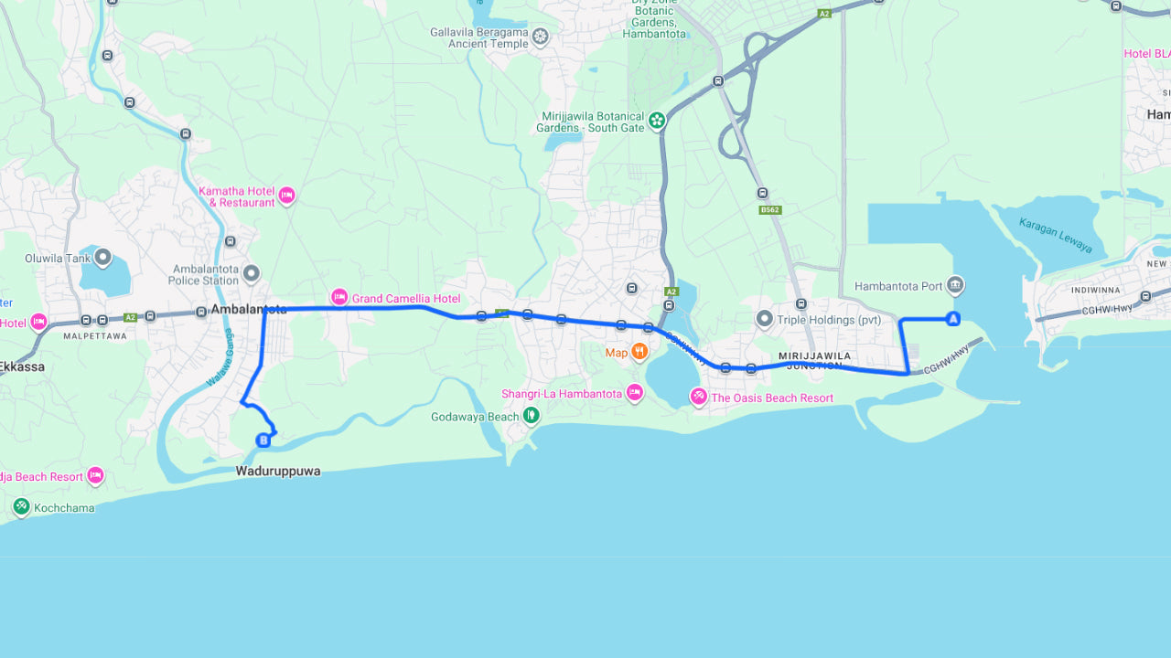 Walawe River Jungle Boat Safari from Hambantota Seaport