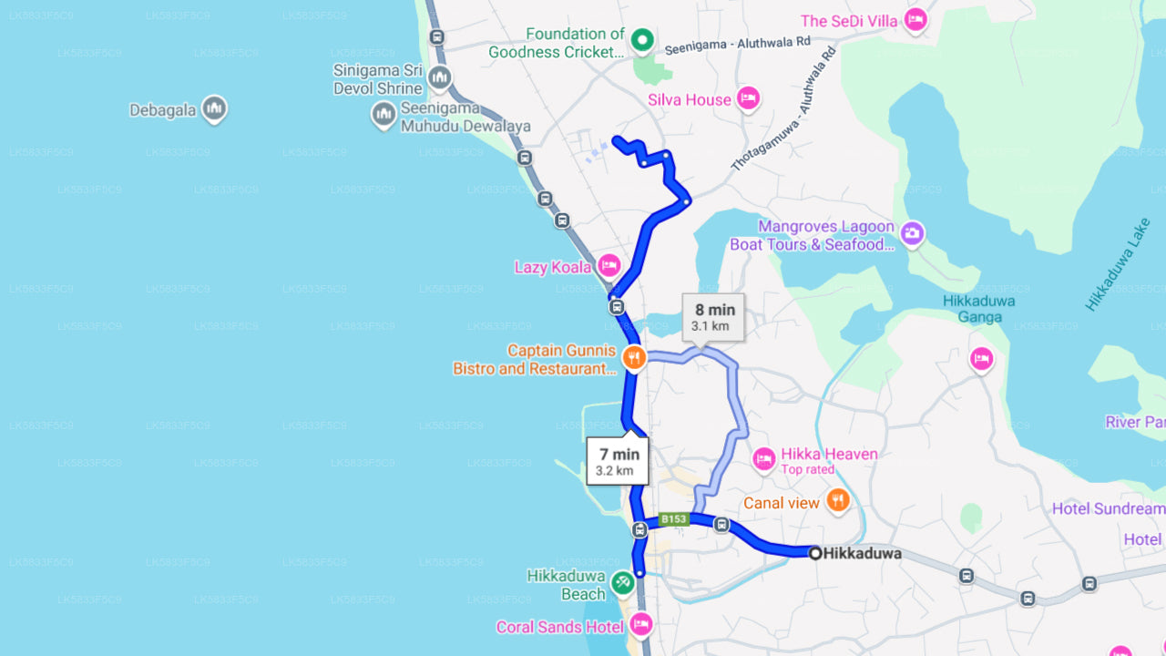 Plongée en apnée depuis Hikkaduwa