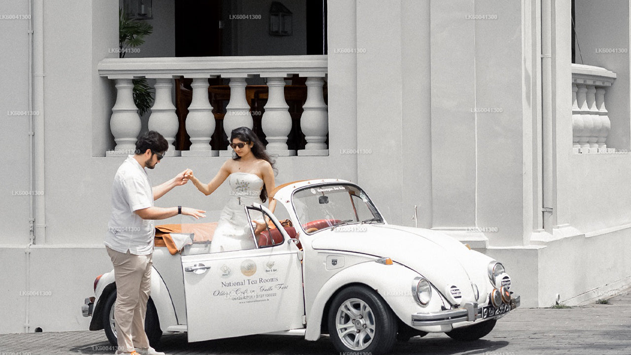 Visite de la ville et de la campagne de Galle en voiture de collection