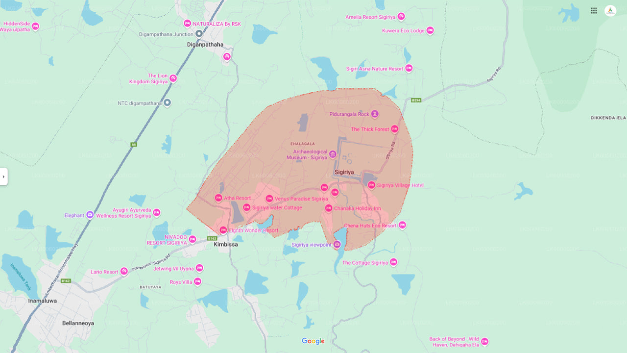 Visite du village de Sigiriya et déjeuner au départ de Sigiriya